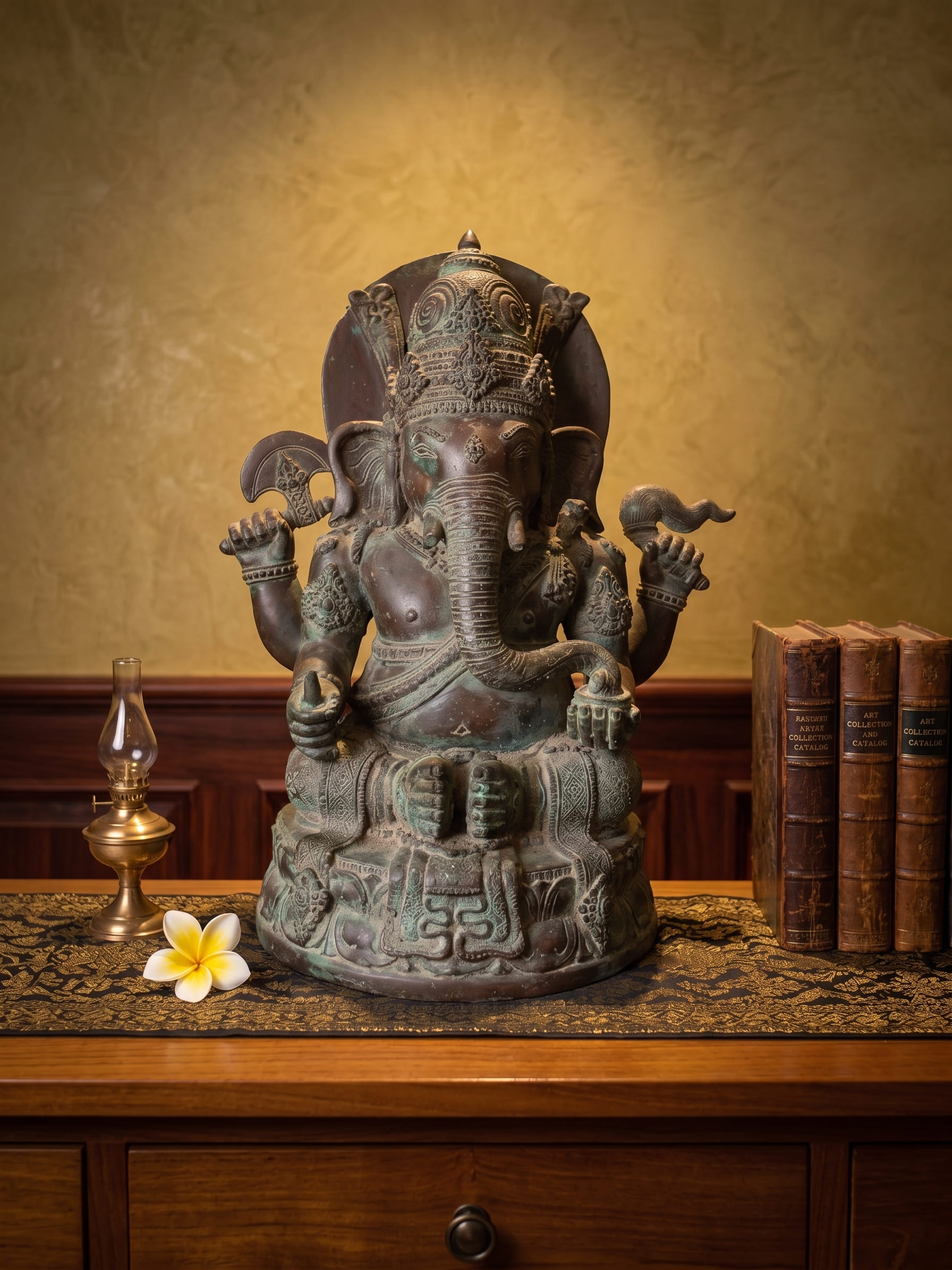 1194 Sitting Ganesha  42 cm NA