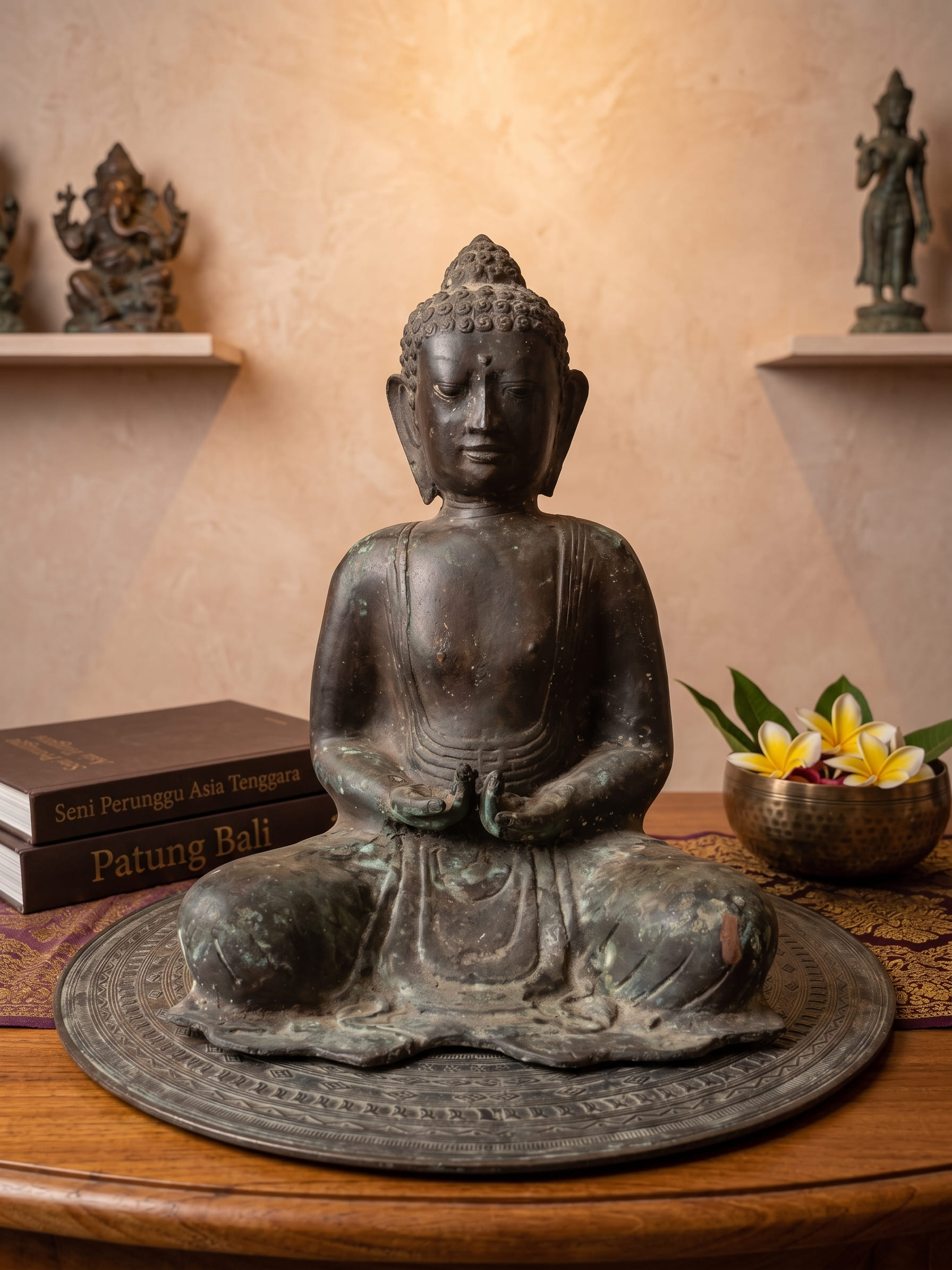 1197 Sitting Budha 43 cm TGDY