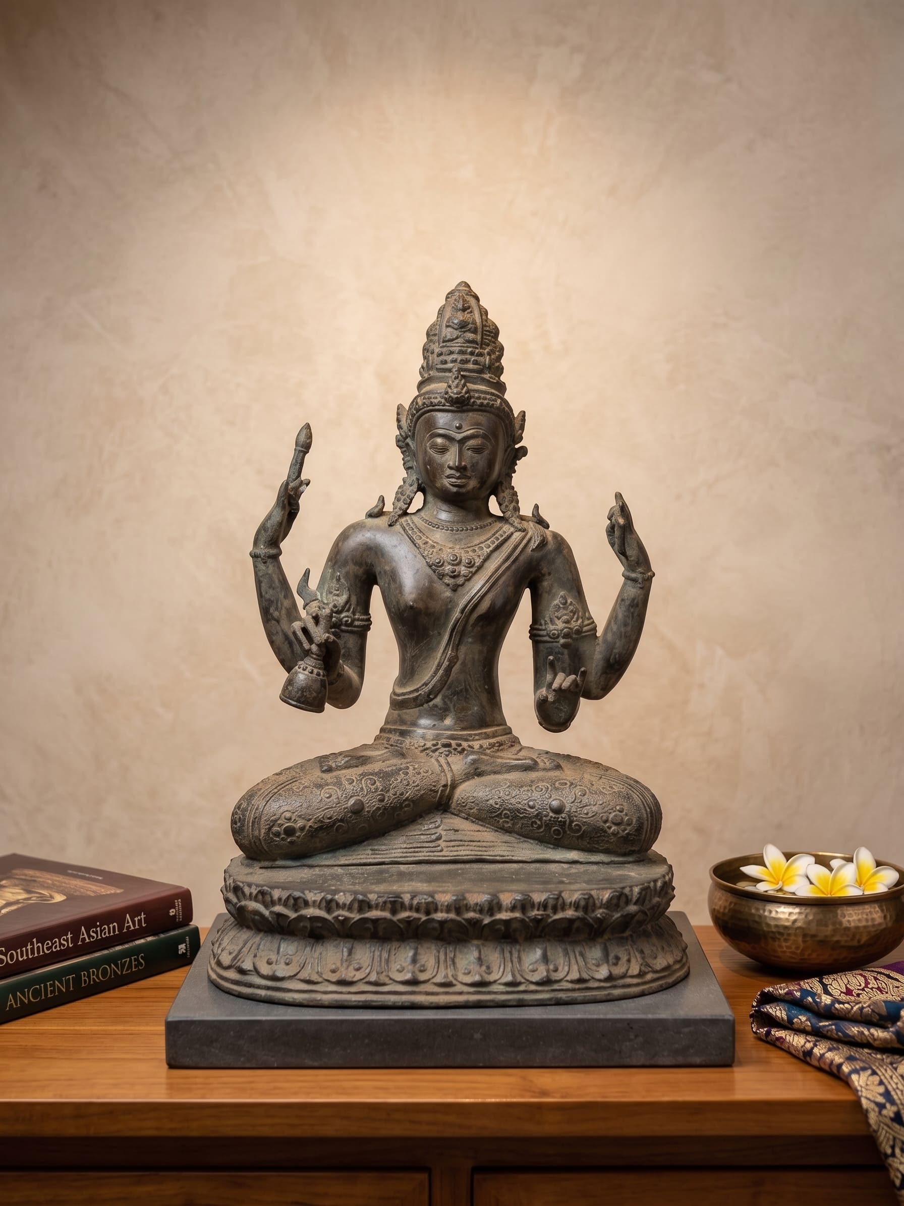 1056 Sitting Shiva 35 cm KDH